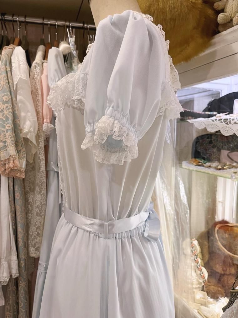 merletage vintage 私だけの秘密のドレス ライトブルー