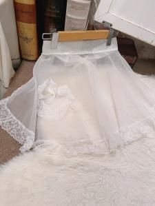 Vintage 50s ロマンチックシアーハーフエプロン