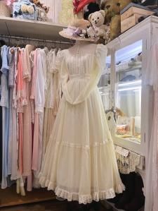 vintage GUNNE SAX 70's ǥƥ졼ϥ󥰥ɥ쥹
