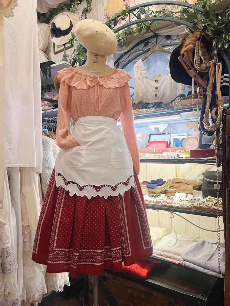 Vintage ե륫顼饤ȥ˥åȥȥåץ