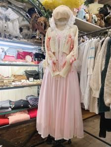 comyu remake ribbon knit borero