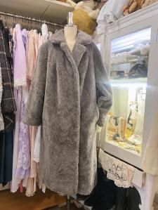 Vintage Peter Hahn Lama Fur Long Coat