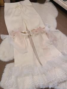 comyu remake romantic fairy knit pants