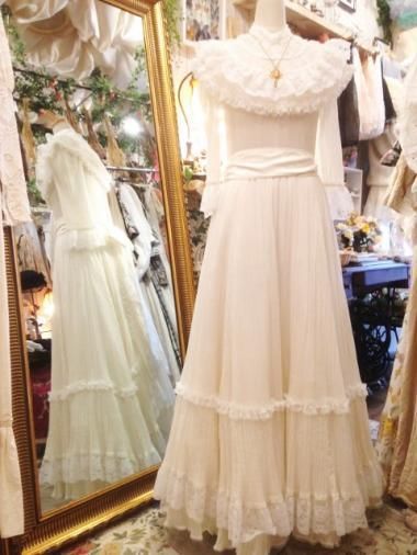 gunne sax ガニーサックス　ワンピース　ブライダル柄デザインレース