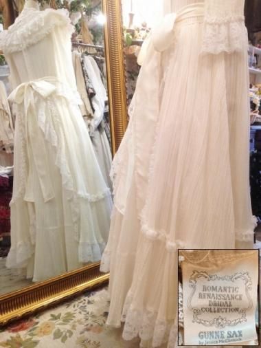 Gunne Sax Vintage ドレス　ウィンテージ　ブライダル