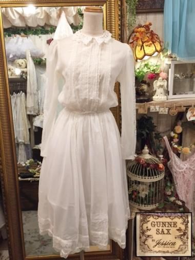 GUNNE SAX 70's 졼顼եȥ졼ۥ磻ȥԡ Size:SM