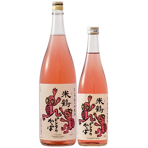 米鶴 ピンクのかっぱ純米酒 1800ml - 金内酒店 通販 日本酒 焼酎 ワイン 地酒 天地人 季節限定 販売 山形 米沢