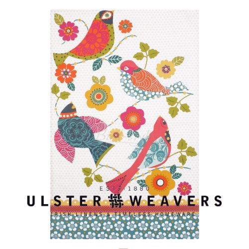 英国直輸入☆ティータオル in ガラスジャー【Maya】by ULSTER WEAVERS - 鳥雑貨・鳥おもちゃの専門店【Bird-style】