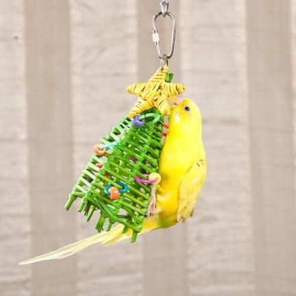 高質で安価 Bird Super Creations】ミニ・クリスマスツリー 鳥雑貨・鳥 - フェルト