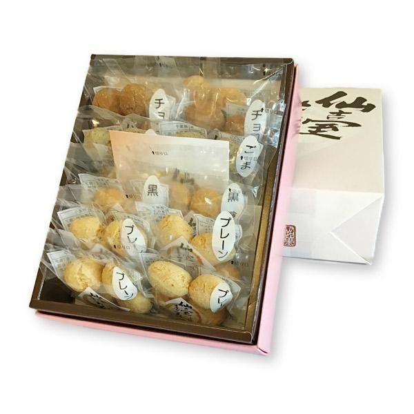 ミニ箱詰合せ | 4粒入×12袋 - 仙臺まころん本舗