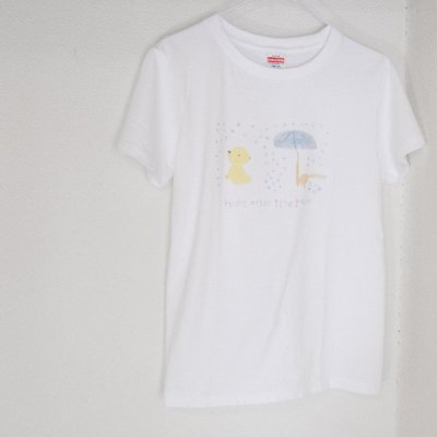 工房maruTシャツ"kitemite kitemite"シリーズ<br>「君は僕の傘、僕は君の傘」