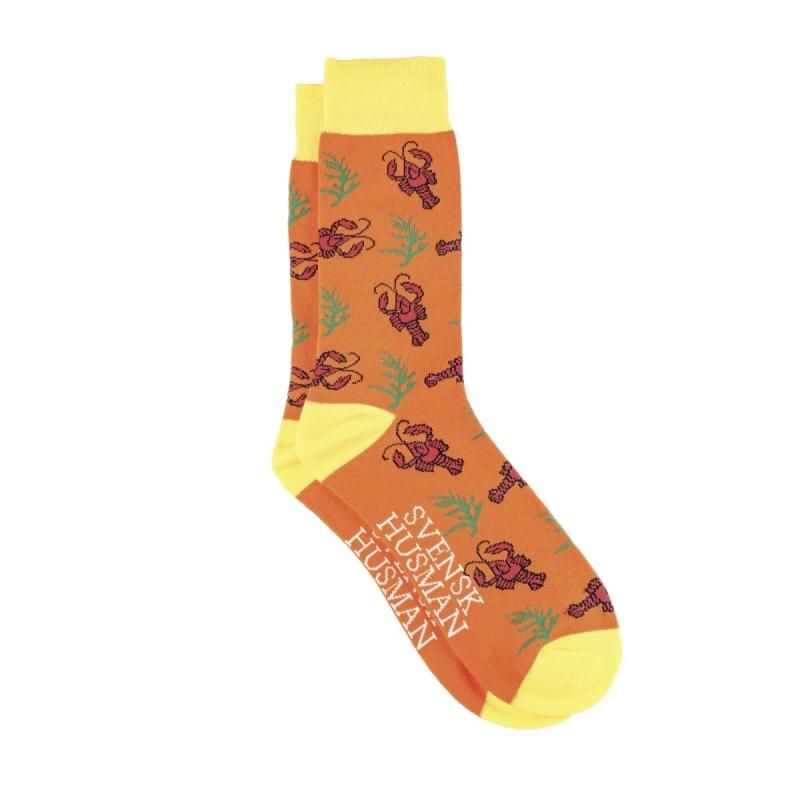 ザリガニ・ソックス - Home-Loving デザイン 「Fredelig