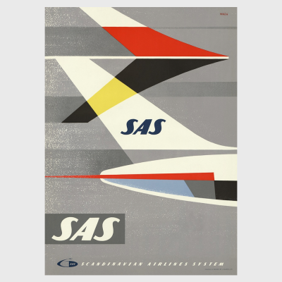SAS by STAFFAN WIR&#201;N in 1960 ポスター（50×70cm）<img class='new_mark_img2' src='https://img.shop-pro.jp/img/new/icons11.gif' style='border:none;display:inline;margin:0px;padding:0px;width:auto;' />