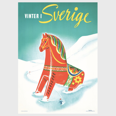 VINTER I SVERIGE by UNKNOWN in 1950 ポスター（50×70cm）<img class='new_mark_img2' src='https://img.shop-pro.jp/img/new/icons11.gif' style='border:none;display:inline;margin:0px;padding:0px;width:auto;' />
