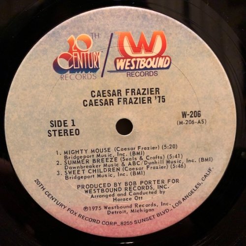 Caesar Frazier / 75 - CURIOUS RECORDS