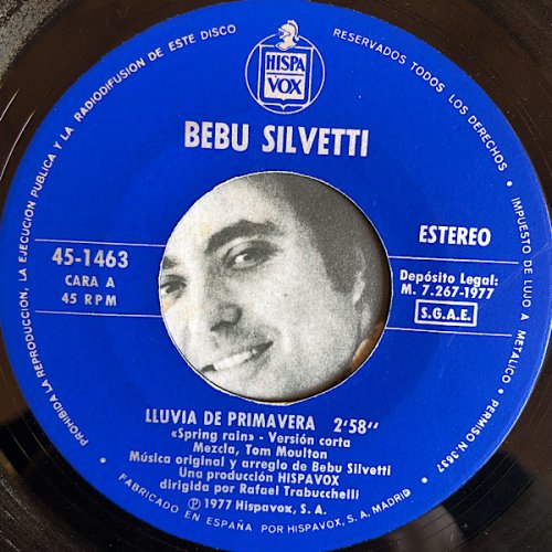 Bebu Silvetti / Spring Rain 45s - CURIOUS RECORDS