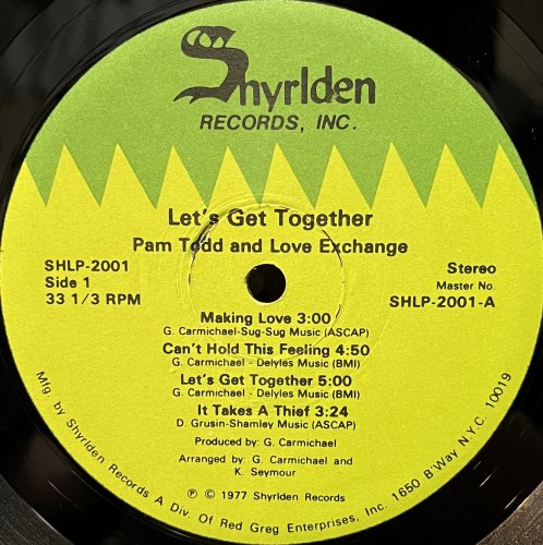 Pam Todd & Love Exchange / Let's Get Together - CURIOUS RECORDS