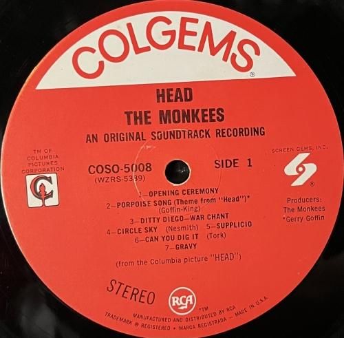 MONKEES/HEAD USオリジナル　銀箔ジャケ The Monkees / Head - CURIOUS RECORDS