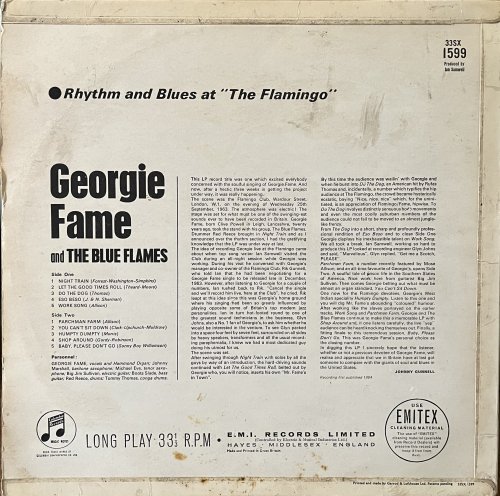 Georgie Fame / Rhythm and Blues At The Flamingo - CURIOUS RECORDS