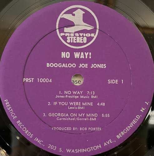 Boogaloo Joe Jones / No Way! - CURIOUS RECORDS