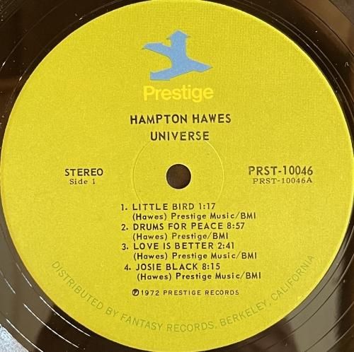 Hampton Hawes / Universe - CURIOUS RECORDS