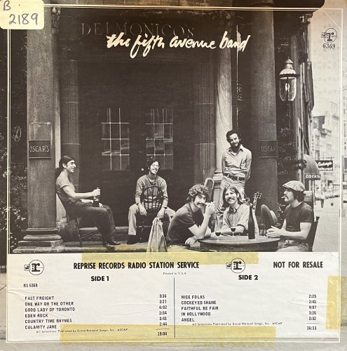 The Fifth Avenue Band / S.T. - CURIOUS RECORDS