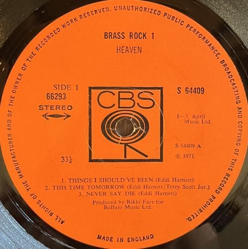 Keef】【変形Sleeve】Heaven / Brass Rock 1