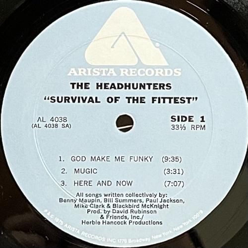 The Headhunters / Survival Of The Fittest - CURIOUS RECORDS