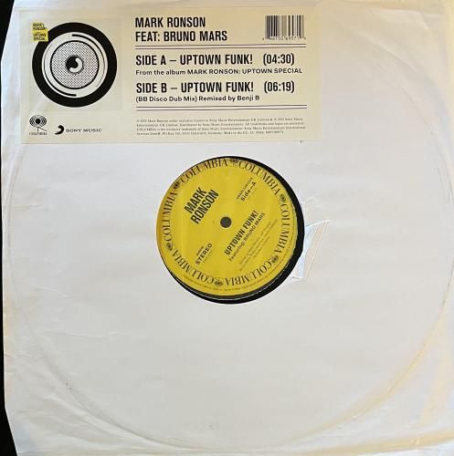 Mark Ronson feat: Bruno Mars / Uptown Funk! 12” - CURIOUS