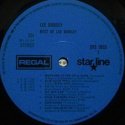 LEE DORSEY / BEST OF LEE DORSEY - CURIOUS RECORDS