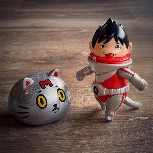 バケタンブログ　ママンマン　シルバー&レッド 当選者用】ママンマンシルバー&レッド - バケタンブログショップ