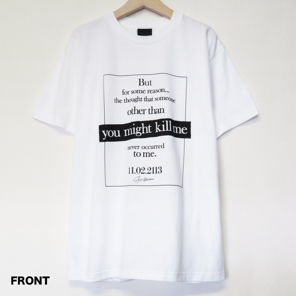 「PSYCHO-PASS サイコパス」　21130211 名言デザイン Tシャツ 槙島聖護 Edition - noitamina apparel