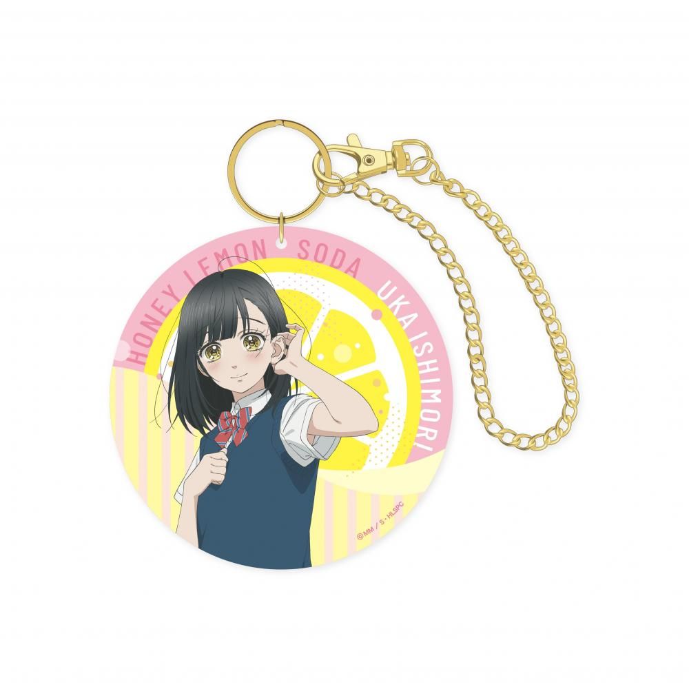 「りぼん」『ハニーレモンソーダ』ハート型アクリルキーホルダー TVアニメ『ハニーレモンソーダ』 トレーディングアクリル