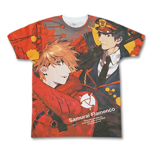 サムライフラメンコ フロントフルプリントTシャツ - noitamina apparel