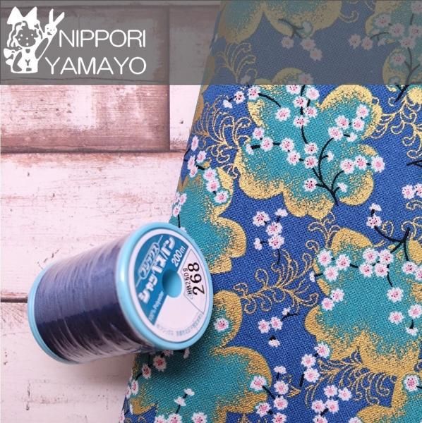 和調細布プリント2000【#53桜柄】生地巾:110cm - 生地の通販 和調細布プリント2000【#53桜柄】生地巾:110cm - 生地の通販