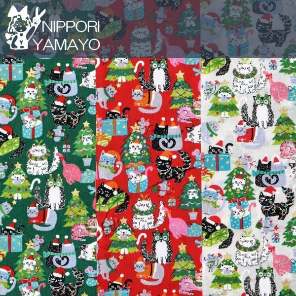 HAPPY CHRISTMASシリーズ～スケアプリントCOCO2507【#2 猫ちゃん