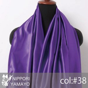 ポリエステルサテン　115ｃｍ巾　col,38(紫)