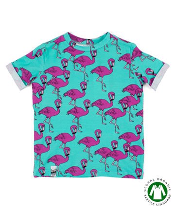北欧 子供服 半袖Tシャツ Flamingo フラミンゴ 95cm/100cm-110cm My Little Bandit -  北欧のベビー服・こども服・輸入ベビーキッズウェア通販専門店【LoopFun Baby&Kids】