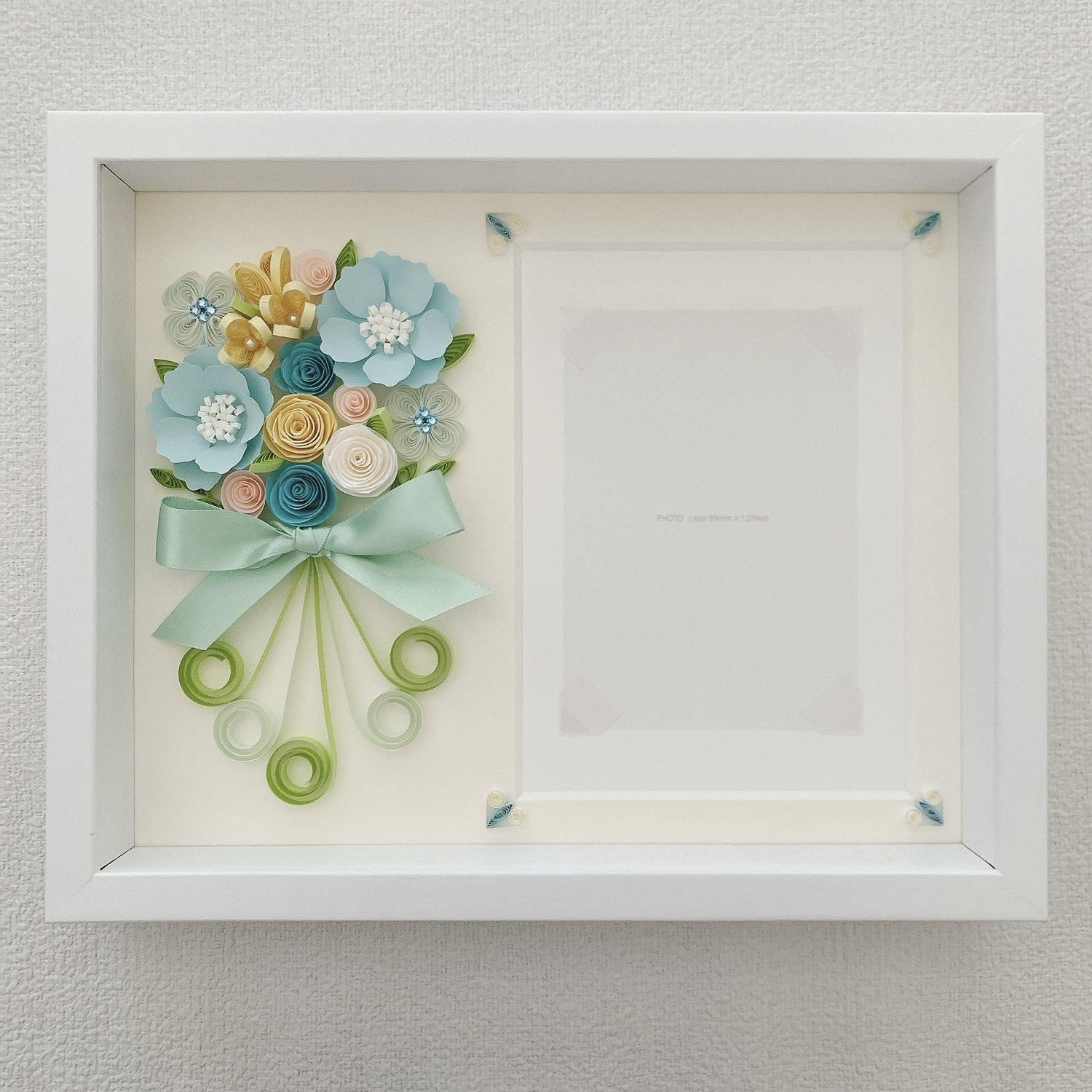 結婚記念日や長寿のお祝いに♪「Skyblue Bouquet」2way仕様sizeM