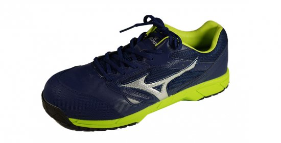 ミズノ MIZUNO 安全靴 オールマイティLS紐タイプ C1GA1700-14 ネイビー