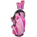 <img class='new_mark_img1' src='https://img.shop-pro.jp/img/new/icons1.gif' style='border:none;display:inline;margin:0px;padding:0px;width:auto;' />GB-2 Birdie Babe Womens Ladies Golf Bag Stand Cart Pink w/ Headcovers