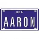 <img class='new_mark_img1' src='https://img.shop-pro.jp/img/new/icons1.gif' style='border:none;display:inline;margin:0px;padding:0px;width:auto;' />Aaron USA mini metal embossed license plate name for bikes,tricycles,wagons,kids doors,gol