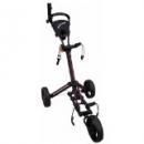 <img class='new_mark_img1' src='https://img.shop-pro.jp/img/new/icons1.gif' style='border:none;display:inline;margin:0px;padding:0px;width:auto;' />Qwik-Fold Three Wheel Push Golf Cart Free Umbrella Holder Folds Down In One Second! Color Purple