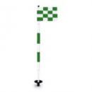 <img class='new_mark_img1' src='https://img.shop-pro.jp/img/new/icons1.gif' style='border:none;display:inline;margin:0px;padding:0px;width:auto;' />Par Aide Tournament Jr. Flagstick Practice Green Marker / Checkered Flag Sets (Green)- Set of 9