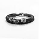 <img class='new_mark_img1' src='https://img.shop-pro.jp/img/new/icons1.gif' style='border:none;display:inline;margin:0px;padding:0px;width:auto;' />S.S(SportSpirit) Christmas Jewelry Gift Retro Braided Leather Bracelet Genuine Leathe