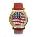 <img class='new_mark_img1' src='https://img.shop-pro.jp/img/new/icons1.gif' style='border:none;display:inline;margin:0px;padding:0px;width:auto;' />Navika(ナビカ) American Flag Swarovski Crystal Golf Ball Marker and Red Leather Golf Wrist Bracelet