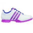 <img class='new_mark_img1' src='https://img.shop-pro.jp/img/new/icons1.gif' style='border:none;display:inline;margin:0px;padding:0px;width:auto;' />adidas(アディダス)67519130 Adidas Driver May S Golf Shoes Women's White/Hibiscus/Violet 10