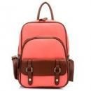 <img class='new_mark_img1' src='https://img.shop-pro.jp/img/new/icons1.gif' style='border:none;display:inline;margin:0px;padding:0px;width:auto;' />Pro4u Fashion Vintage Street Leather Backpack Shoulders Bag Schoolbag Pu Leather Satchel (Red)
