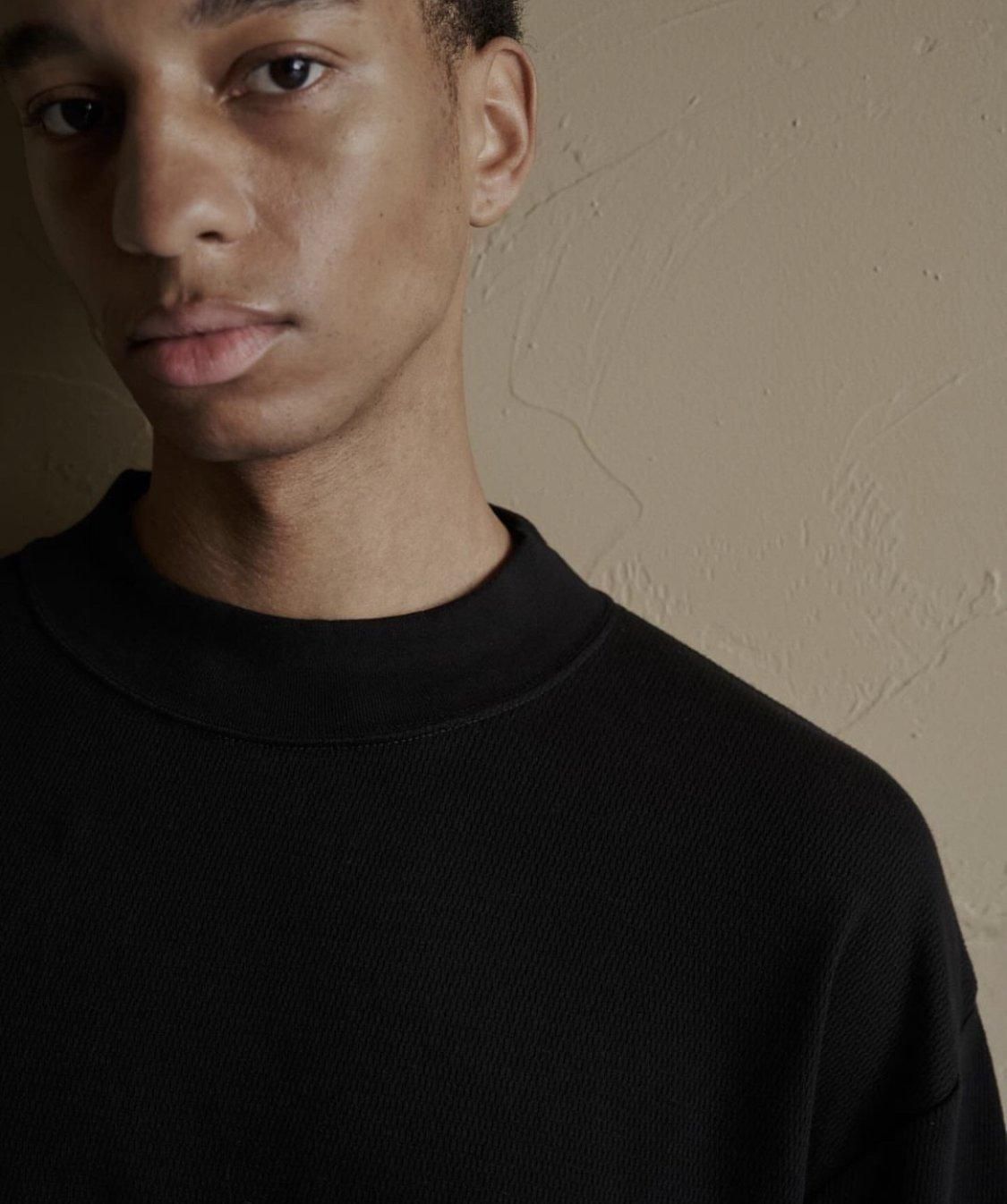 トップス ULTERIOR C/CASH HONEYCOMB MOCK-NECK P/O トップス ULTERIOR C/CASH HONEYCOMB MOCK-NECK P/O 25AW