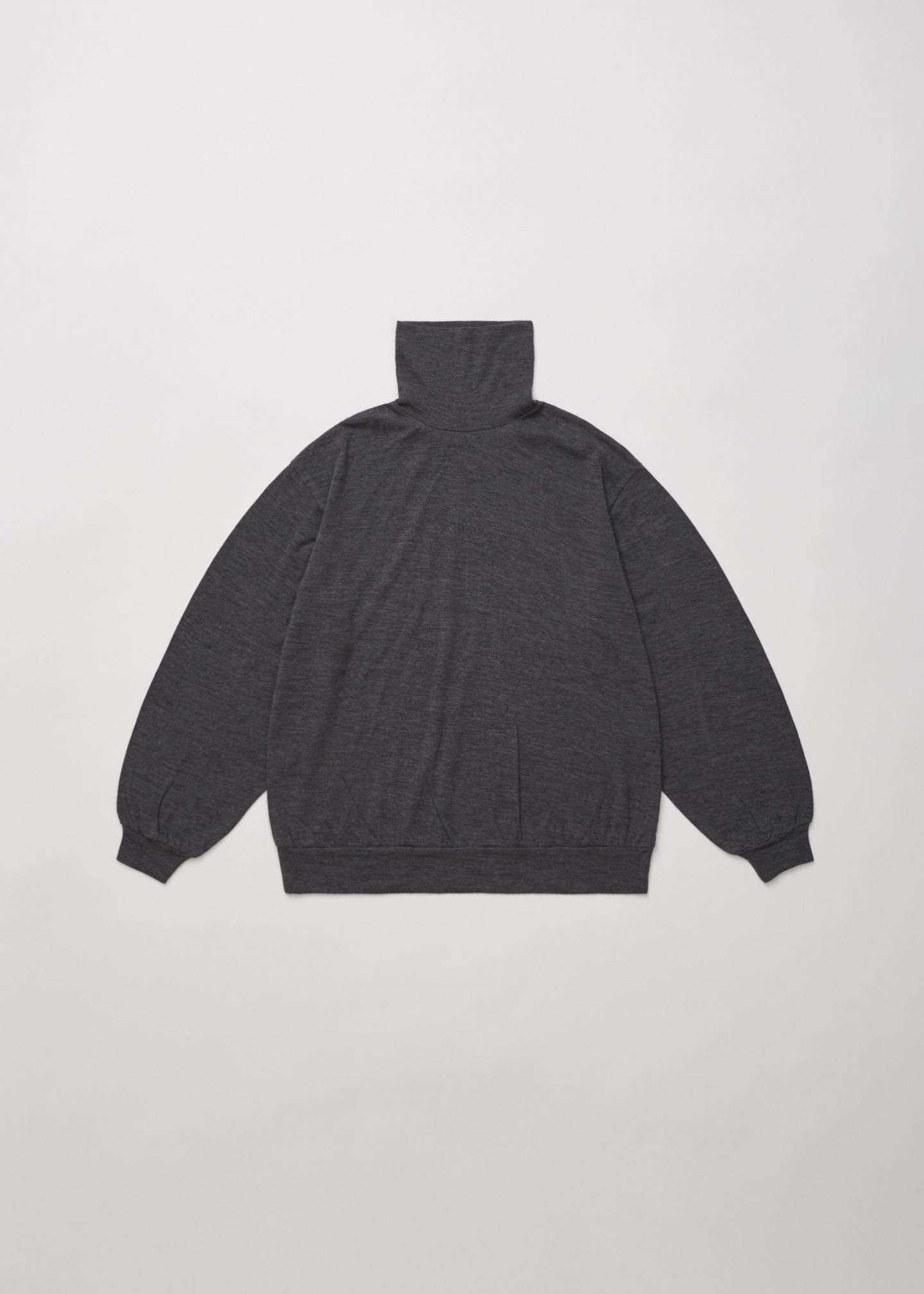 トップス ULTERIOR SUPERFINE WOOL COTTON HIGHNECK ULTERIOR｜SUPER FINE WOOL COTTON TURTLE-NECK TOP- STOTELA